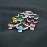 Inel Argint 925 Piatra colorata